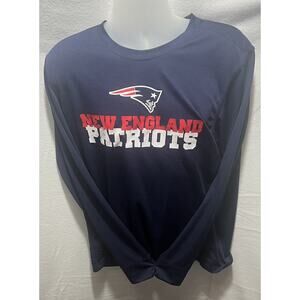 New England Patriots Polyester‎ Long Sleeve Shirt Size XL